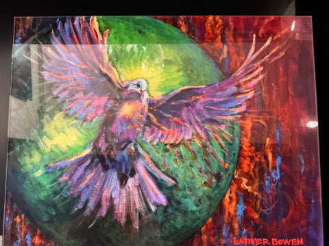 Hosting His Presence Acrylic Floating Frame by Bumblejax 9 x 12 x 1/8”