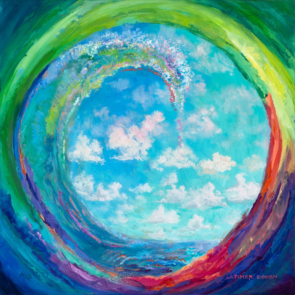 Porthole 8x8 print