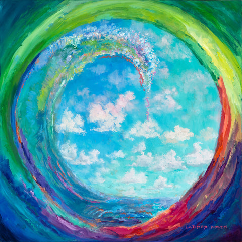 Porthole 8x8 print